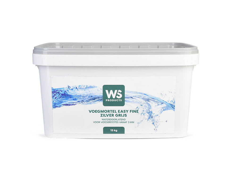 WS Voegmortel Easy Fine Zilver Grijs 15kg